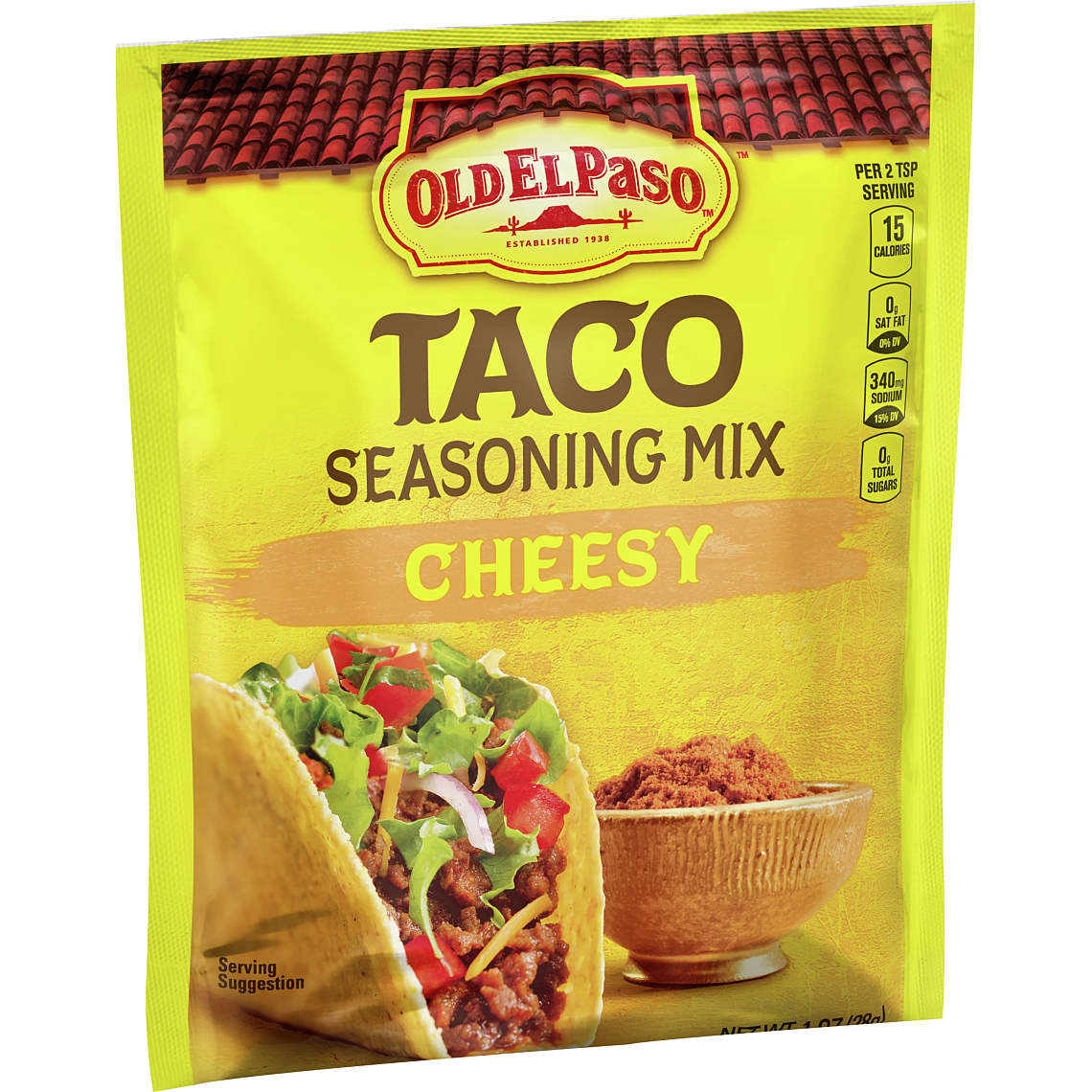 Old El Paso Cheesy Taco Seasoning Mix, 1 oz
